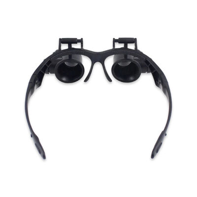10X 15X 20X 25X Eye Jewelry Watch Repair Magnifier Glasses With 2LED Lights Loupe Microscope - 4