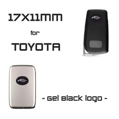 17x11mm Black Logo for Toyota-Lexus (50Pcs) - Auto Key Store