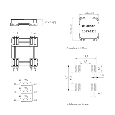 3D15-722J Universal PKE Keyless Antenna Coil - 2