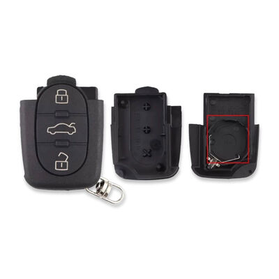 Audi 3Btn Flip Key Shell for 2032 Battery - 2