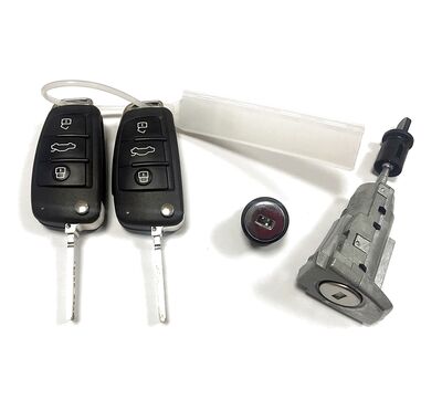 Audi A1 Keys Lock Kit 315MHz 8X0837220G - 1