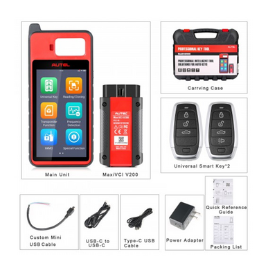 Autel MaxiIM KM100 KM100E Auto Key IMMO Universal Key Generator Kit with PLC 200 Lifetime Free Update Online - 3