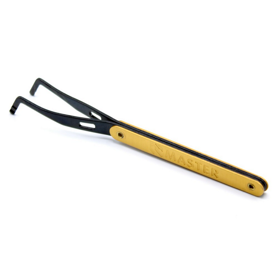 Cross Lock Tweezers Set 3 Cross Locking Soldering Self Closing Straight & Bent (E 3) Noveltools