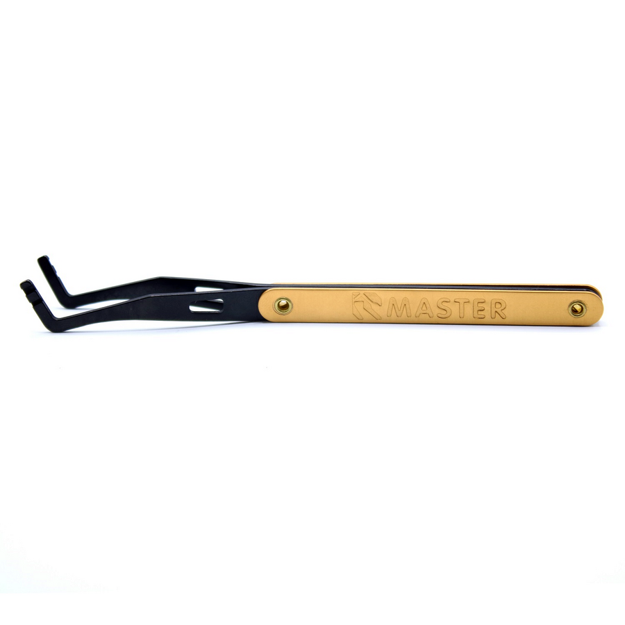 Cross Lock Tweezers Set 3 Cross Locking Soldering Self Closing Straight & Bent (E 3) Noveltools