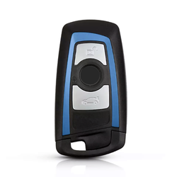 Bmw F Series 3 Buttons Smart Key Shell Blue - Bmw