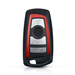 Bmw F Series 4 Buttons Smart Key Shell Red - Bmw