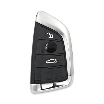 Bmw FEM F Series 3Btn Smart Key Shell Black Button - Bmw