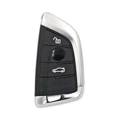 Bmw FEM F Series 3Btn Smart Key Shell Black Button - 1