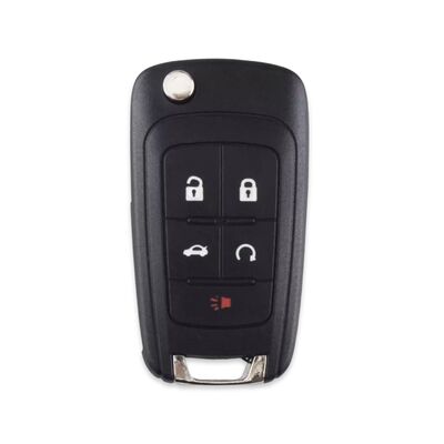 Chevrolet 5 Button Flip Remote Key 315MHz - 1