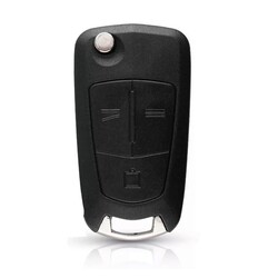 Chevrolet Captiva 3 Buttons Flip Key Shell - Chevrolet