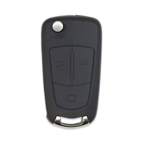 Chevrolet Captiva 3Btn Flip Remote Key Shell DWO5 Blade - 1