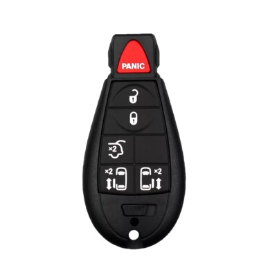 Chrysler Dodge Jeep Fobik 5+1Btn Key Shell - Chrysler/Jeep