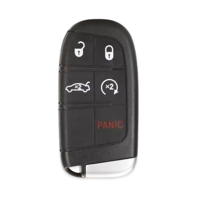 Chrysler-Jeep 4+1Btn Smart Key Shell CY24 - 1