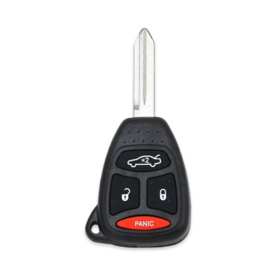 Chrysler Jeep Dodge 3+1Btn Key Shell (no Battery H) - Chrysler/Jeep