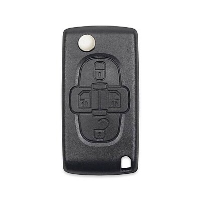 Citroen Picasso 4Btn Flip Key Shell (No Battery Holder) - Citroen