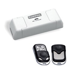 Cuppon SN-12 Receiver dry contact trigger with 2 Remotes - Garage Remotes