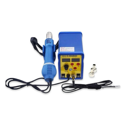 Digital Display 2in1 Electric Soldering Irons + Hot Air Gun SMD Rework Station - China