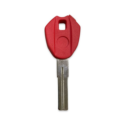 Ducati ZD30 Transponder Key Red (%100 Brass) Made in Türkiye - 1