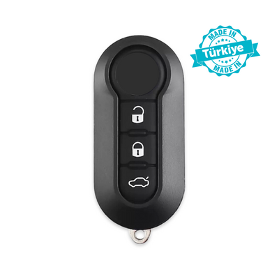Fiat - Fiat 500 Punto Evo Remote Key 433MHz Delphi PCF7946 Made in Türkiye A+ Quality