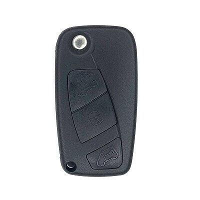 Fiat Fiorino Punto 3Btn Flip Key Shell - Fiat