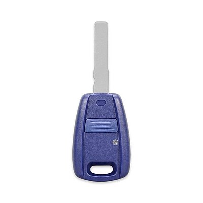 Fiat Doblo Palio 1Btn Key Shell SIP22 (Blue) - Fiat