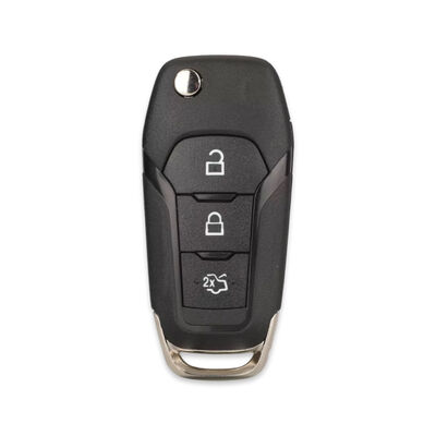 Ford Focus Fiesta Puma 3Btn Flip Key Shell New Type - 1