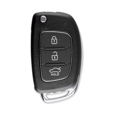 Hyundai Chorme 3Btn flip key shell - Hyundai