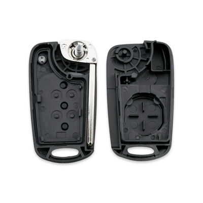 Hyundai i-series Accent 3Btn Flip Key Shell with Hold Button - 3