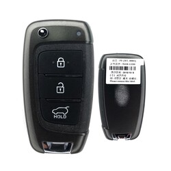 Hyundai - Hyundai i30 3Bt Flip Remote Key 2018+ Genuine 95430-G3200