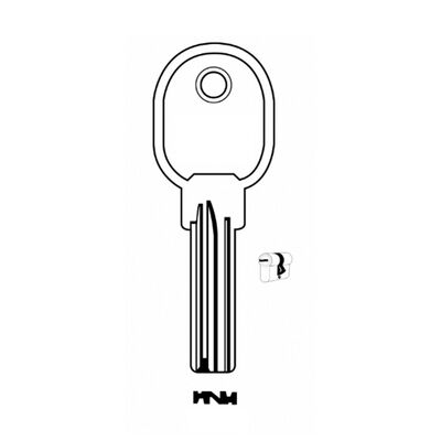 Iseo IE15-ISE1B House Key (10pcs) %100 Brass Made in Turkey