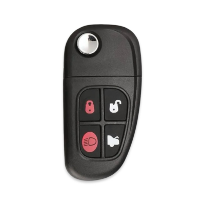 Jaguar X-Type S-Type 4Btn Flip Key Shell - Jaguar