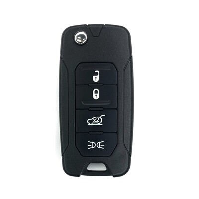 Jeep Renegade 4Btn Flip Remote Key 433MHz - Chrysler/Jeep