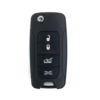 Jeep Renegade 4Btn Flip Remote Key AES 4A 433MHz RX2RKEL9 - Chrysler/Jeep