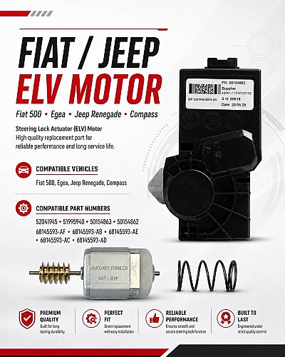 Fiat 500x Tipo Jeep Renegade Compass ELV Repair Kit - 1