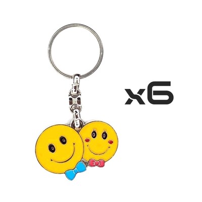 Key Rings Model-1 6PCS - Auto Key Store