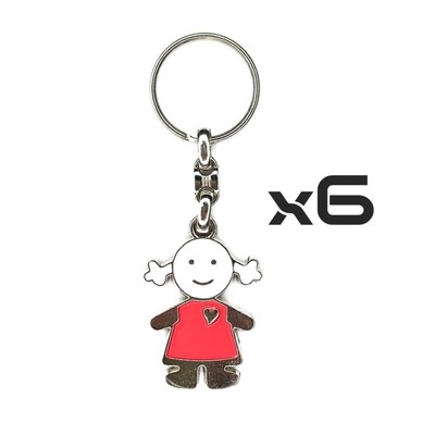 Key Rings Model-15 6PCS - Auto Key Store