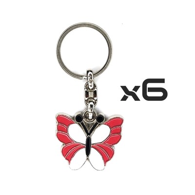 Key Rings Model-19 6PCS - Auto Key Store