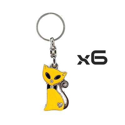 Key Rings Model-7 6PCS - Auto Key Store