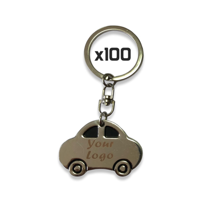 Auto Key Store - Custom Keychain-Keyrings with Your Logo (100Pcs) FreeShipping