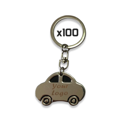 Custom Keychain-Keyrings with Your Logo (100Pcs) FreeShipping - Auto Key Store