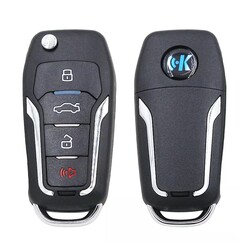 KeyDiy B12-4 Ford Design 3Btn Remote Key - KeyDiy
