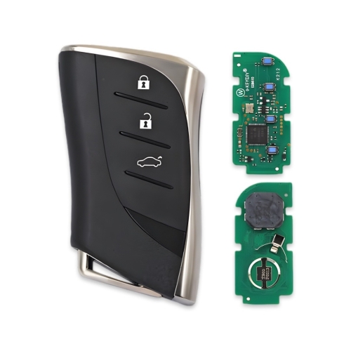 KeyDiy TB02-3 Lexus Smart Key 3Btn 8A Chip with Shell - 1
