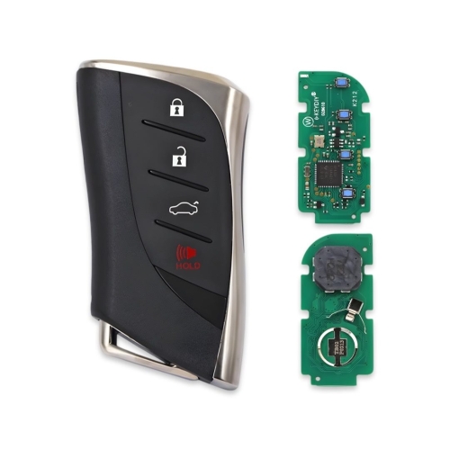 KeyDiy TB02-4 Lexus Smart Key 3Btn 8A Chip with Shell - 1