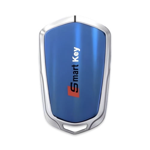 LCD Universal Smart Key Kit With Keyless Entry And IOS System Cadillac Type Silver - 2