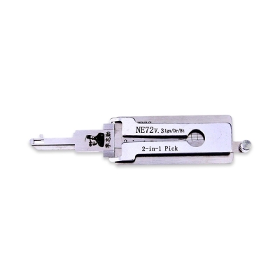 Original Lishi NE72 V.3 2in1 Decoder & Pick Tool Peugeot Citroen Ren - 2