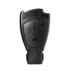 Mercedes 2 Button Black Smart Key Shell - Mercedes