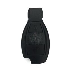 Mercedes BGA 2 Buttons Key Shell Black - 1