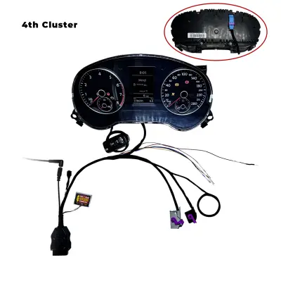 MQB 4th Gen Dashboard Instrument Power On Cable Cluster Test Platform Key Learning for VW Jetta MK7, Virtual, Audi A6 A8 A4 - 2