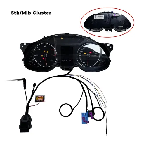 MQB 4th Gen Dashboard Instrument Power On Cable Cluster Test Platform Key Learning for VW Jetta MK7, Virtual, Audi A6 A8 A4 - 3