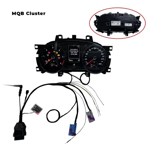 MQB 4th Gen Dashboard Instrument Power On Cable Cluster Test Platform Key Learning for VW Jetta MK7, Virtual, Audi A6 A8 A4 - 4